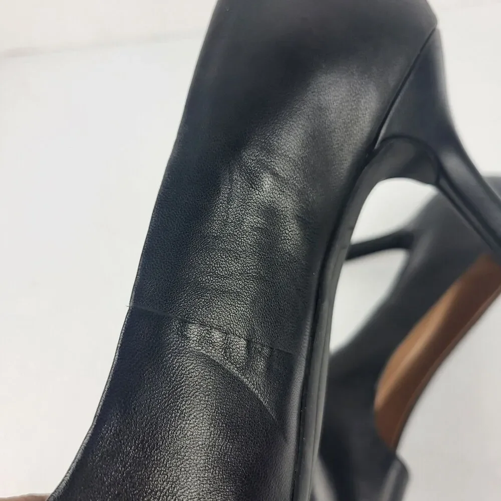 Nordstrom Rack Women's Paige Black Leather Pump Classic Size 11M